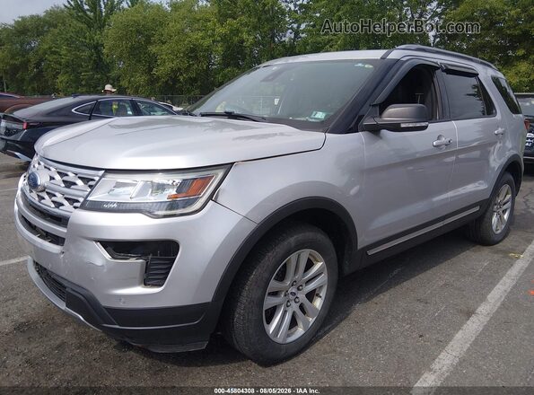 1FM5K8DH1KGA56940 2019 FORD EXPLORER Silver Front left