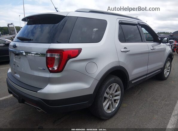 1FM5K8DH1KGA56940 2019 FORD EXPLORER Silver Rear right
