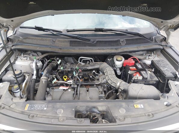 1FM5K8DH1KGA56940 2019 FORD EXPLORER Silver Rear view