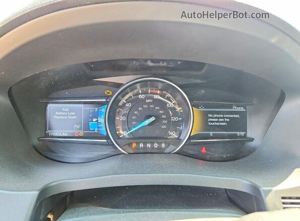 1FM5K8DH2GGC56314 2016 FORD EXPLORER Red Instrument cluster view