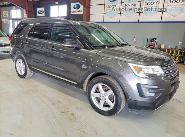 1FM5K8DH2HGA83251 2017 FORD EXPLORER Серый Вид спереди