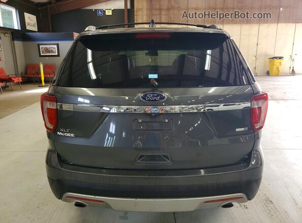 1FM5K8DH2HGA83251 2017 FORD EXPLORER Серый Вид задних сидений