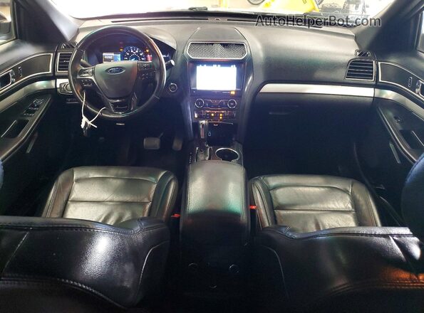 1FM5K8DH2HGA83251 2017 FORD EXPLORER Серый Панорамный вид салона 360°