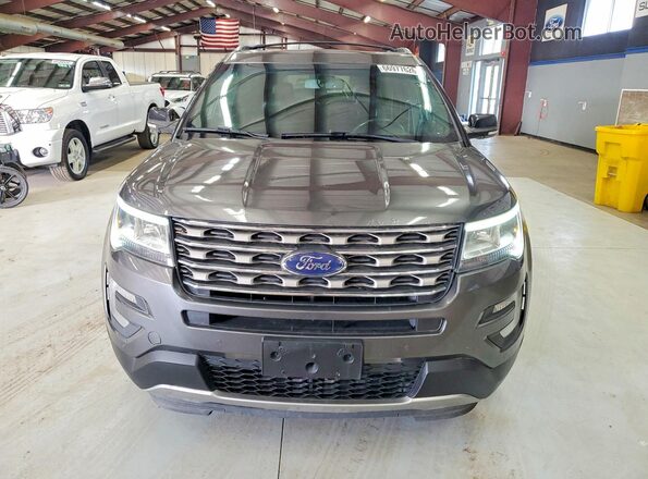 1FM5K8DH2HGA83251 2017 FORD EXPLORER Серый Вид панели приборов