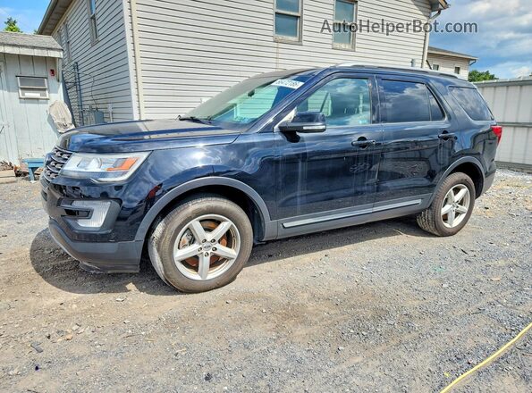1FM5K8DH2HGE18279 2017 FORD EXPLORER Blue Tył prawy