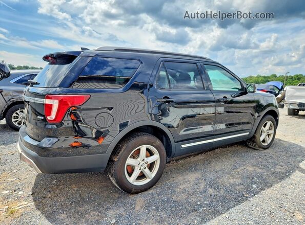 1FM5K8DH2HGE18279 2017 FORD EXPLORER Blue Widok z tyłu
