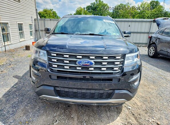 1FM5K8DH2HGE18279 2017 FORD EXPLORER Blue Widok tylnych siedzeń