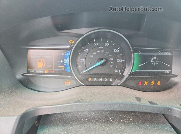 1FM5K8DH3GGC84364 2016 FORD EXPLORER Белый Вид щитка приборов