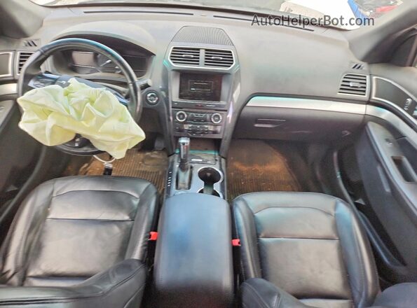 1FM5K8DH3GGC84364 2016 FORD EXPLORER Белый Вид панели приборов