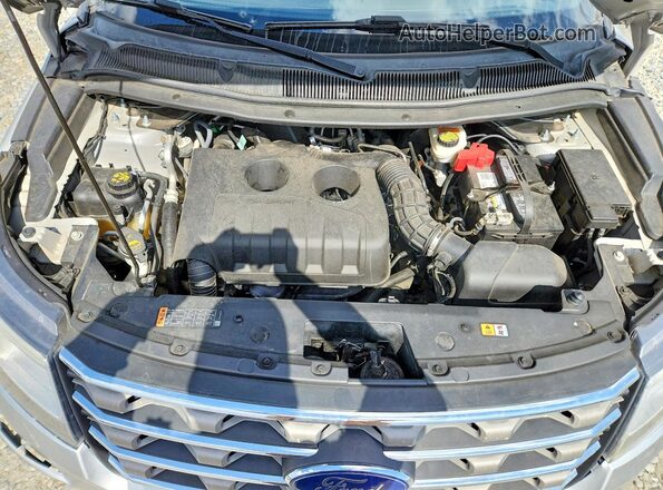 1FM5K8DH3HGD88337 2017 FORD EXPLORER Silver Vista del compartimento del motor