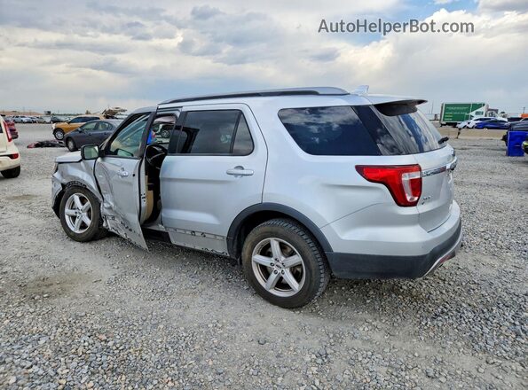 1FM5K8DH3HGD88337 2017 FORD EXPLORER Silver Trasero izquierdo