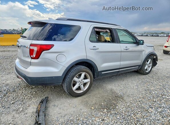 1FM5K8DH3HGD88337 2017 FORD EXPLORER Silver Trasero derecho
