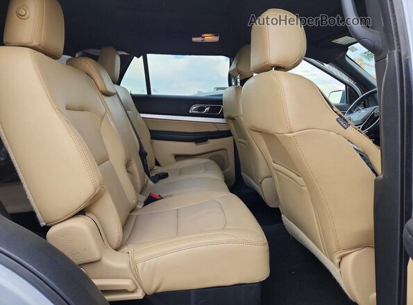 1FM5K8DH3HGD88337 2017 FORD EXPLORER Silver Vista interior trasera