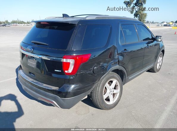 1FM5K8DH4GGA72489 2016 FORD EXPLORER Black Tył prawy