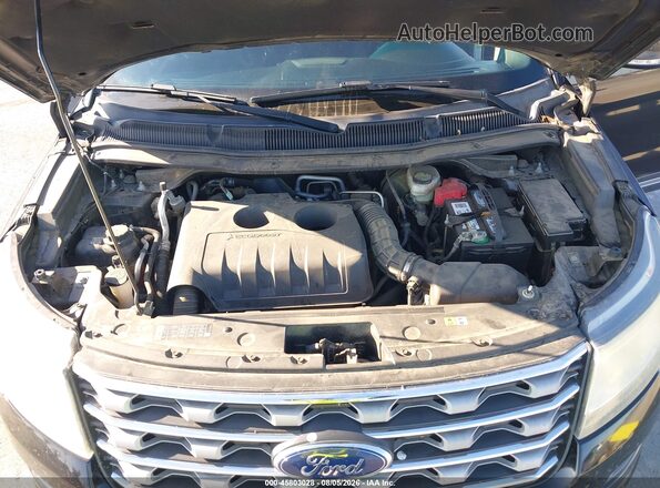 1FM5K8DH4GGA72489 2016 FORD EXPLORER Black Widok z tyłu