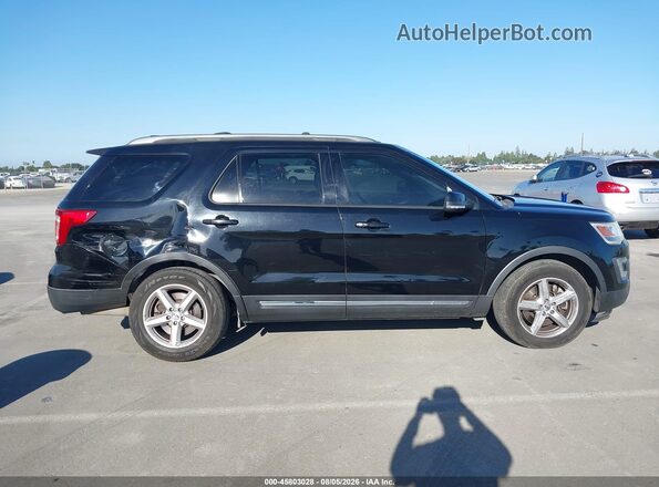1FM5K8DH4GGA72489 2016 FORD EXPLORER Black Widok wnętrza z tyłu