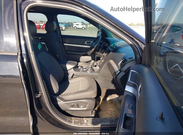 1FM5K8DH4GGA72489 2016 FORD EXPLORER Black Widok wnętrza z przodu