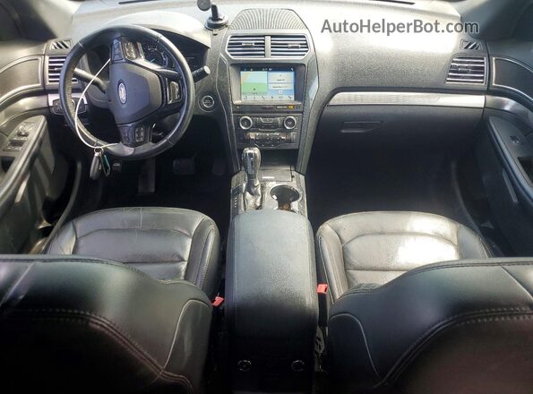 1FM5K8DH4JGA33280 2018 FORD EXPLORER Black წინა პანელის ხედი