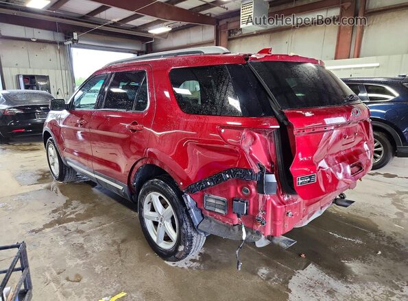1FM5K8DH6HGA32769 2017 FORD EXPLORER Red Tył lewy