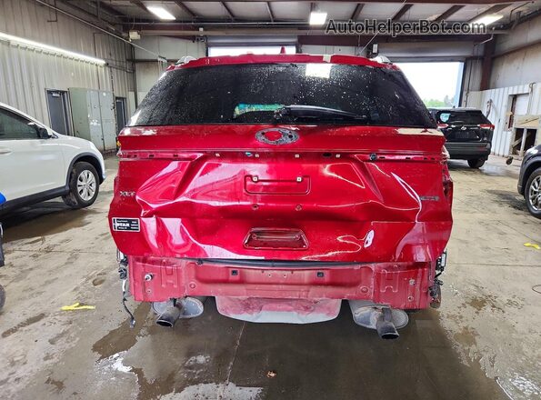 1FM5K8DH6HGA32769 2017 FORD EXPLORER Red Widok z tyłu