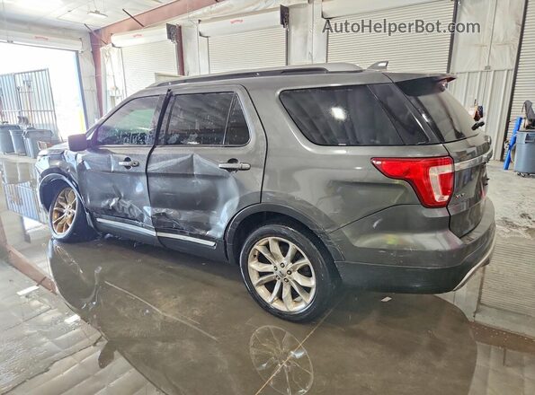 1FM5K8DH6HGA85679 2017 FORD EXPLORER Gray Rear left