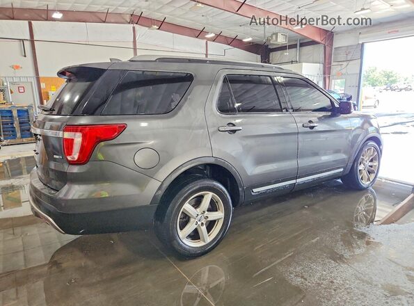 1FM5K8DH6HGA85679 2017 FORD EXPLORER Gray Rear right