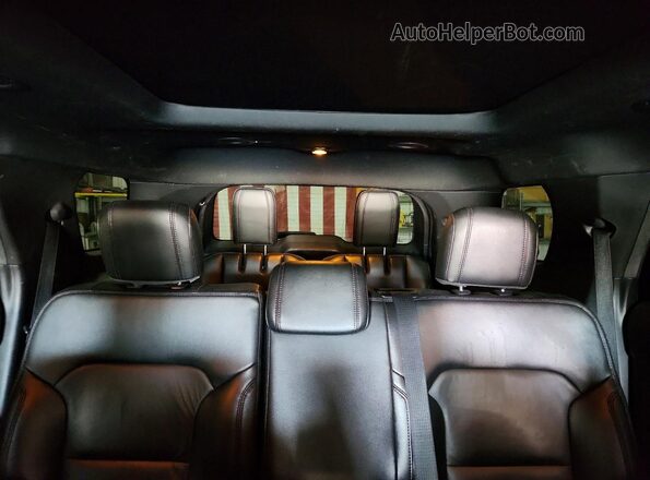 1FM5K8DH6HGA85679 2017 FORD EXPLORER Gray Rear seats view