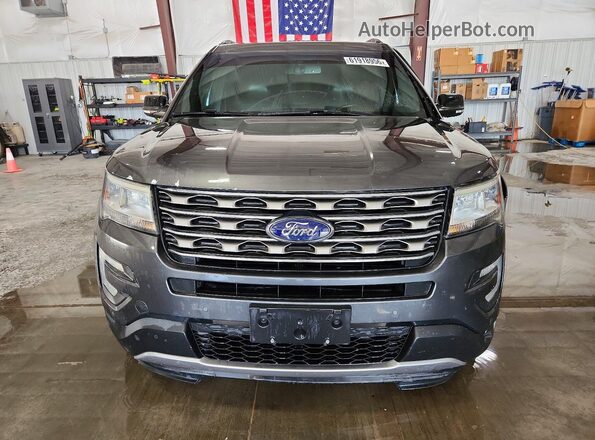 1FM5K8DH6HGA85679 2017 FORD EXPLORER Gray Front view