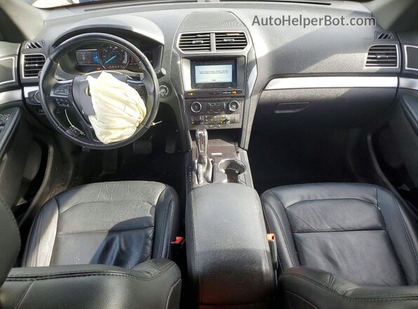 1FM5K8DH7HGD52585 2017 FORD EXPLORER Черный Вид панели приборов