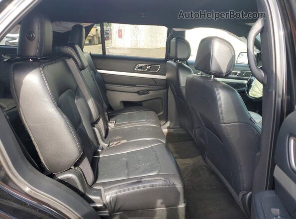1FM5K8DH7HGD52585 2017 FORD EXPLORER Черный Вид задней части салона
