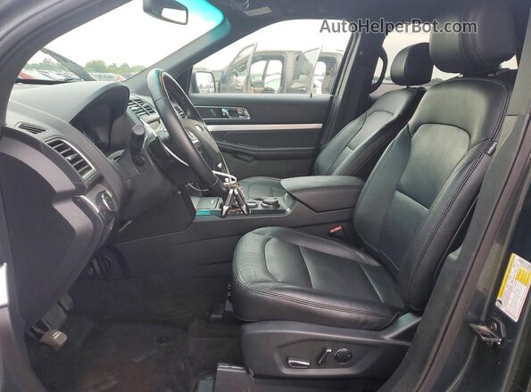1FM5K8DH9GGD11485 2016 FORD EXPLORER Gray Вид салону спереду