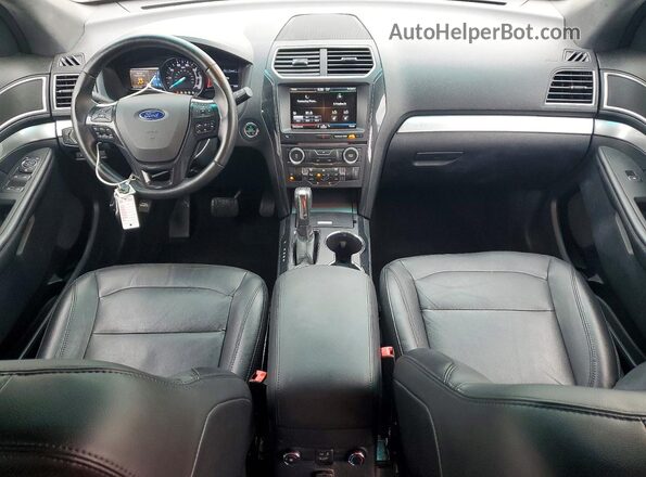 1FM5K8DH9GGD11485 2016 FORD EXPLORER Gray Вид панелі приладів