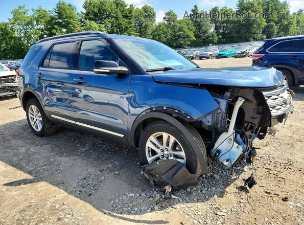1FM5K8DHXJGA74738 2018 FORD EXPLORER Blue Առջևի աջ