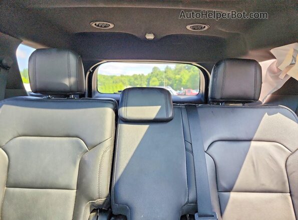1FM5K8DHXJGA74738 2018 FORD EXPLORER Blue Հետևի նստատեղերի տեսք