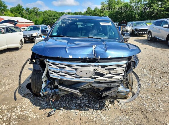 1FM5K8DHXJGA74738 2018 FORD EXPLORER Blue Դիմացի տեսք