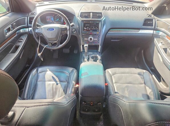1FM5K8F80GGA54651 2016 FORD EXPLORER Red Vista del salpicadero