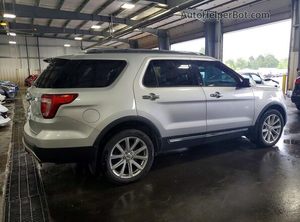 1FM5K8F80GGC09246 2016 FORD EXPLORER Silver Tył prawy