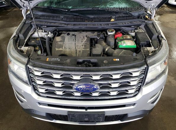1FM5K8F80GGC09246 2016 FORD EXPLORER Silver Widok komory silnika
