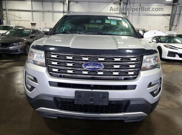 1FM5K8F80GGC09246 2016 FORD EXPLORER Silver Widok z przodu
