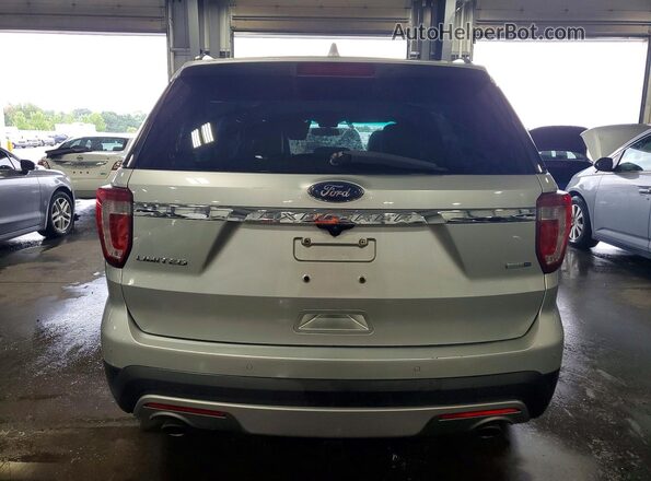 1FM5K8F80GGC09246 2016 FORD EXPLORER Silver Widok z tyłu