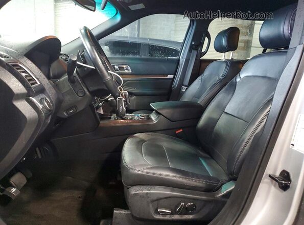 1FM5K8F80GGC09246 2016 FORD EXPLORER Silver Widok wnętrza z przodu