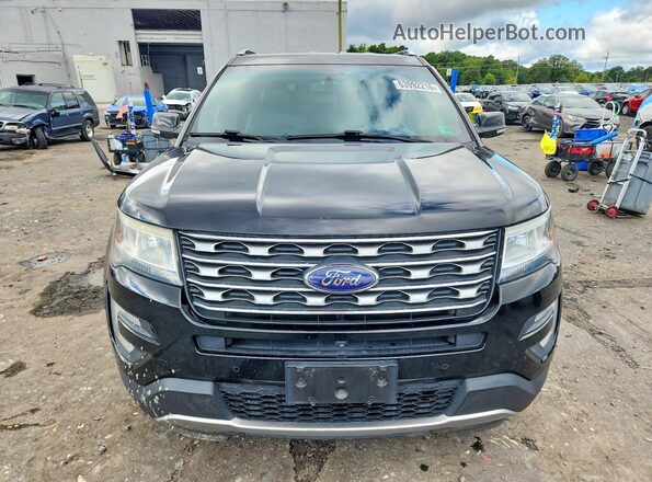 1FM5K8F80GGC90068 2016 FORD EXPLORER Black წინა ხედი