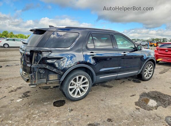 1FM5K8F80GGC90068 2016 FORD EXPLORER Black უკანა მარჯვენა