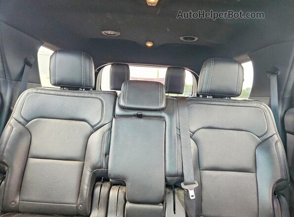 1FM5K8F80GGC90068 2016 FORD EXPLORER Black უკანა სავარძლების ხედი