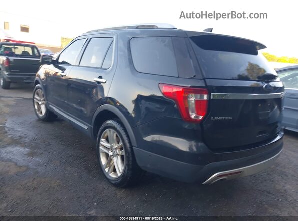 1FM5K8F80HGC18837 2017 FORD EXPLORER Черный Задняя левая четверть