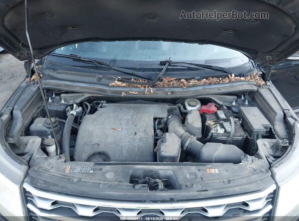 1FM5K8F80HGC18837 2017 FORD EXPLORER Черный Вид сзади