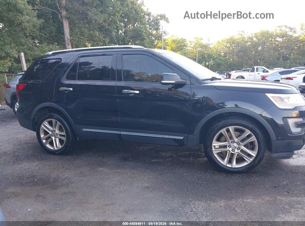 1FM5K8F80HGC18837 2017 FORD EXPLORER Черный Вид задней части салона