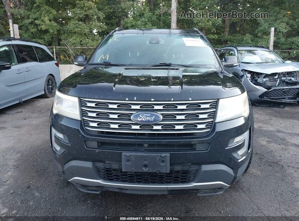 1FM5K8F80HGC18837 2017 FORD EXPLORER Черный Вид щитка приборов