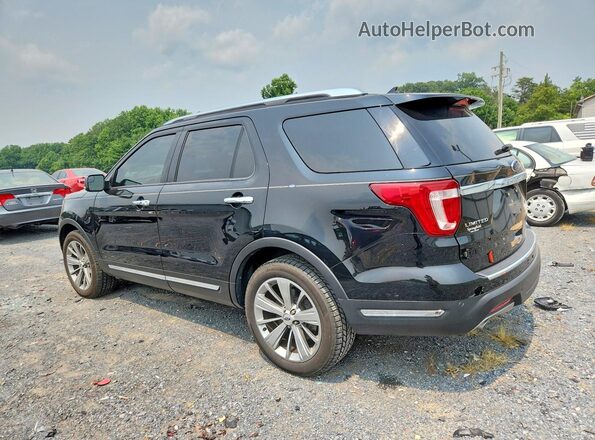 1FM5K8F80JGA15081 2018 FORD EXPLORER Black Tył lewy
