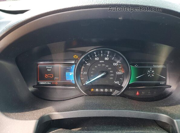 1FM5K8F80JGA27375 2018 FORD EXPLORER Серый Вид щитка приборов